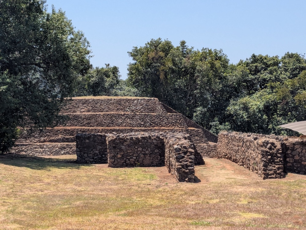 Moon pyramid from the side