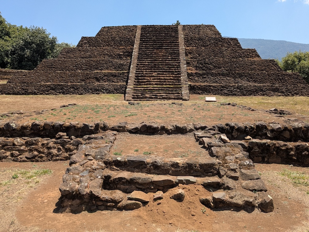 Moon pyramid from front