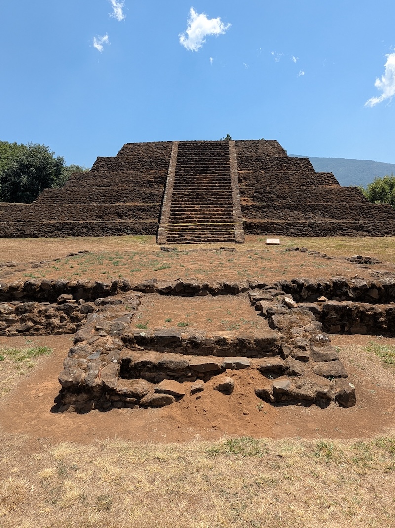 Moon pyramid from front