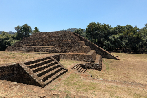 Moon pyramid at the Tingambato archeological site
