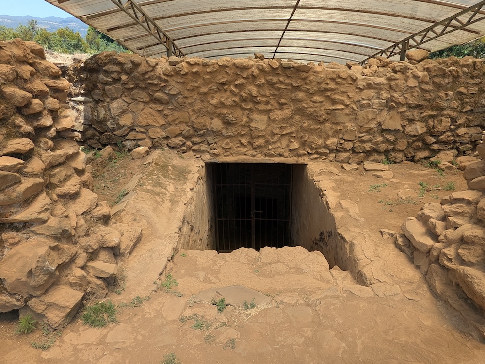 Entrance to subterranean tomb